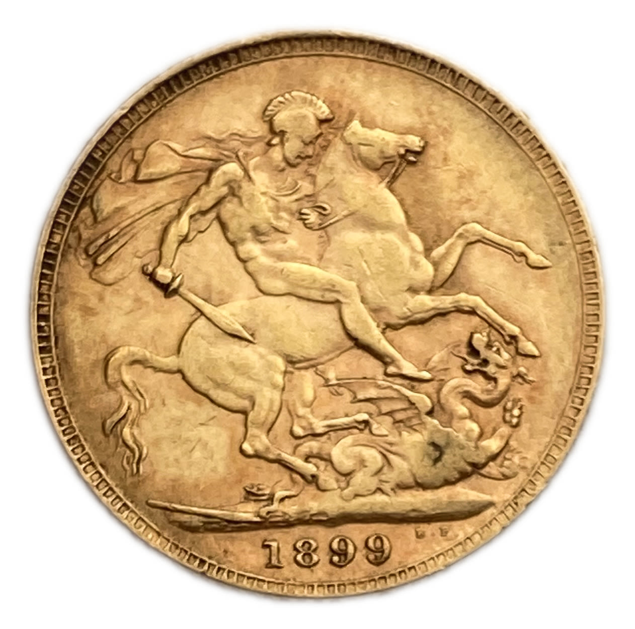 England (Great Britain) - 1 Sovereign (Sovereign) 1899 - Victoria 3nd portrait - VF condition
...