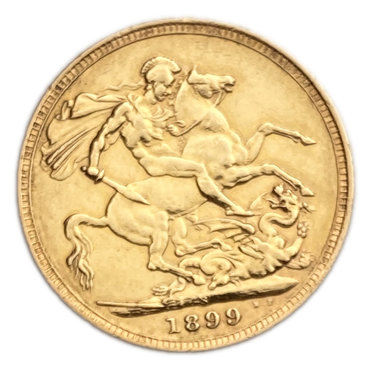 England (Great Britain), Australia S - 1 Sovereign (Sovereign) 1899 S - Victoria 3nd portrait - AU condition ...