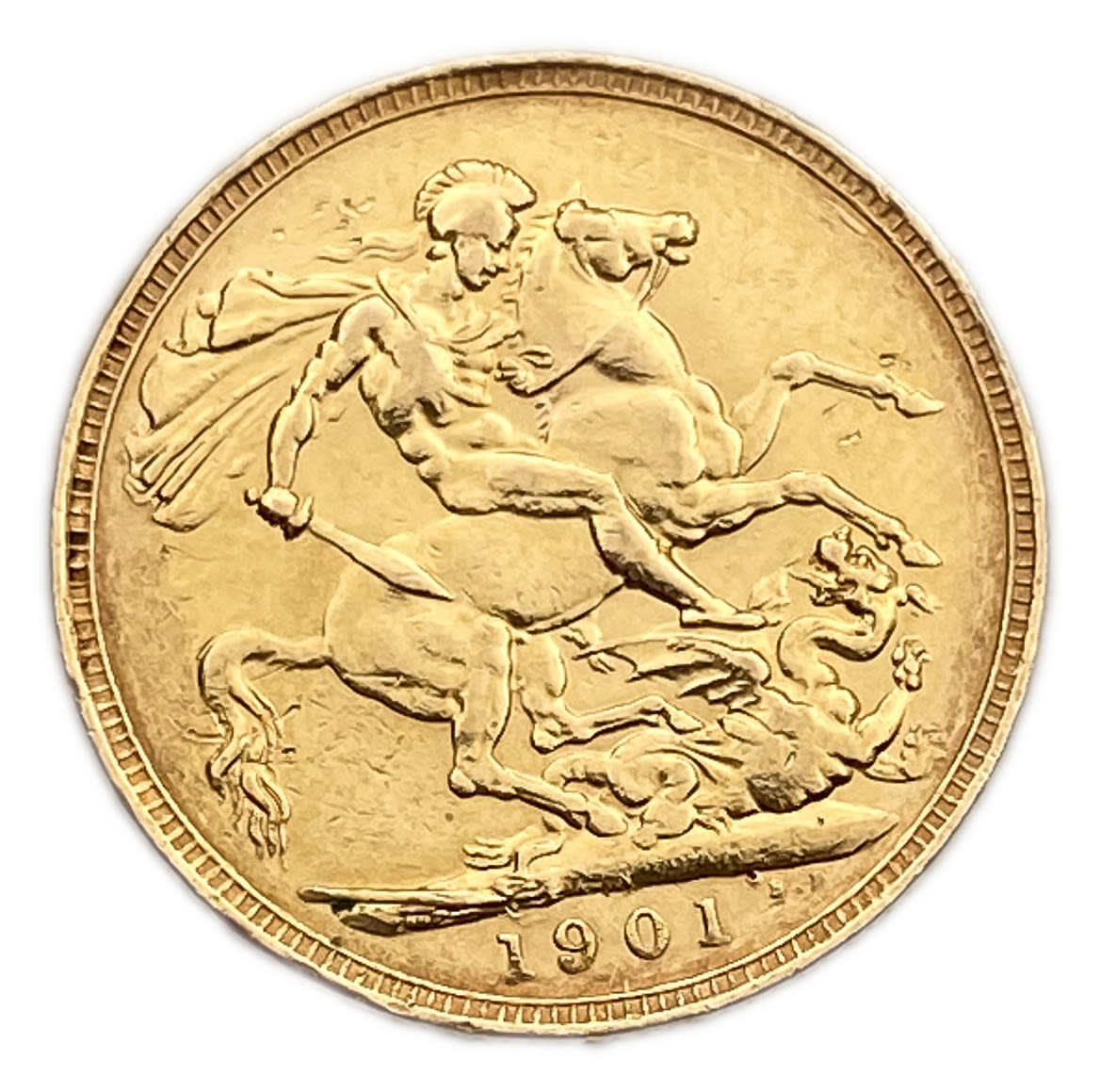 England (Great Britain) - 1 Sovereign (Sovereign) 1901 - Victoria 2nd portrait - XF condition
...