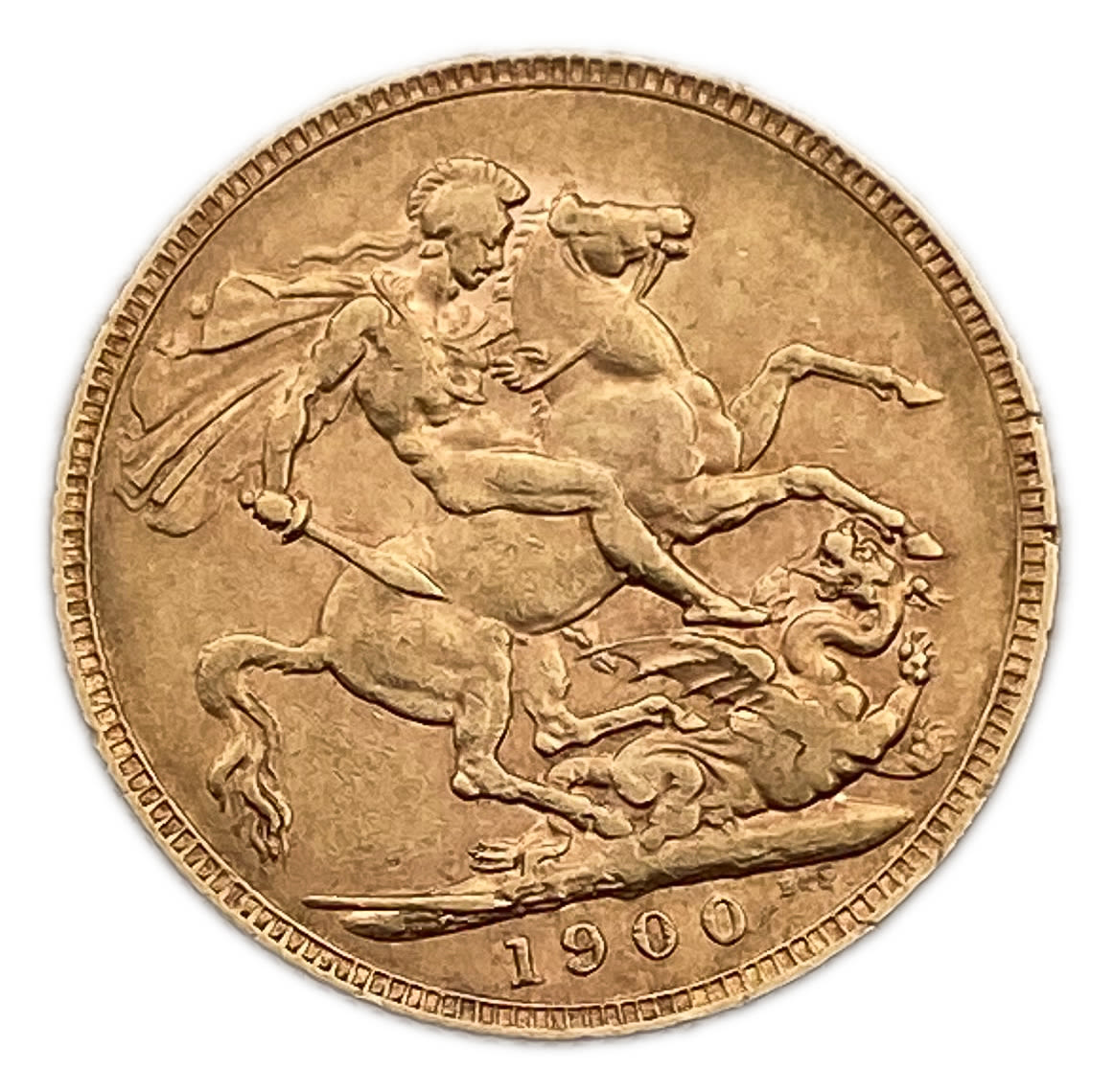 England (Great Britain) - 1 Sovereign (Sovereign) 1900 - Victoria 2nd portrait - XF condition
...