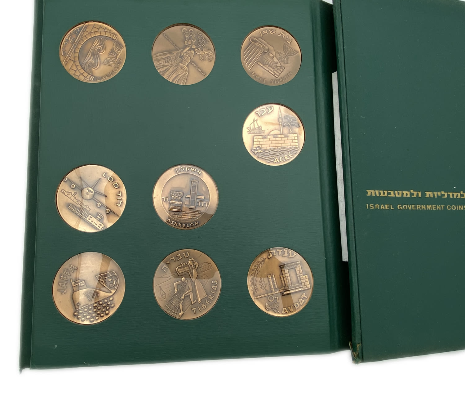 Israel - Coin-Medals Featuring Historical Cities Set of 9-Silver & 9-Bronze Album - 1965
Coin - ... - 1 6