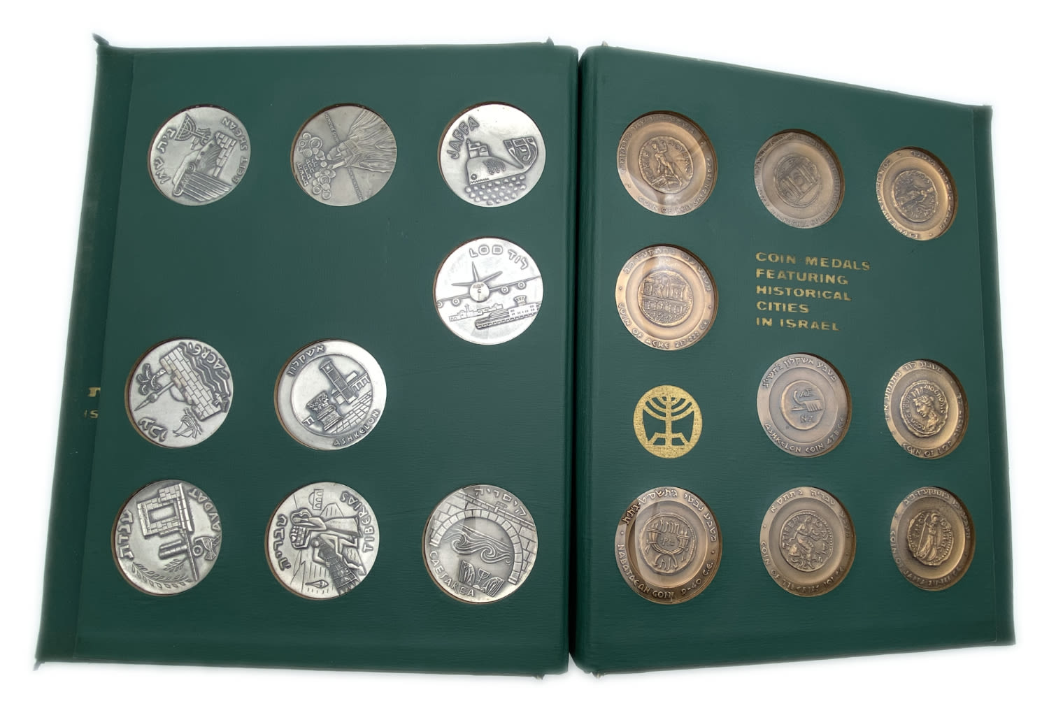 Israel - Coin-Medals Featuring Historical Cities Set of 9-Silver & 9-Bronze Album - 1965
Coin - ... - 1 2