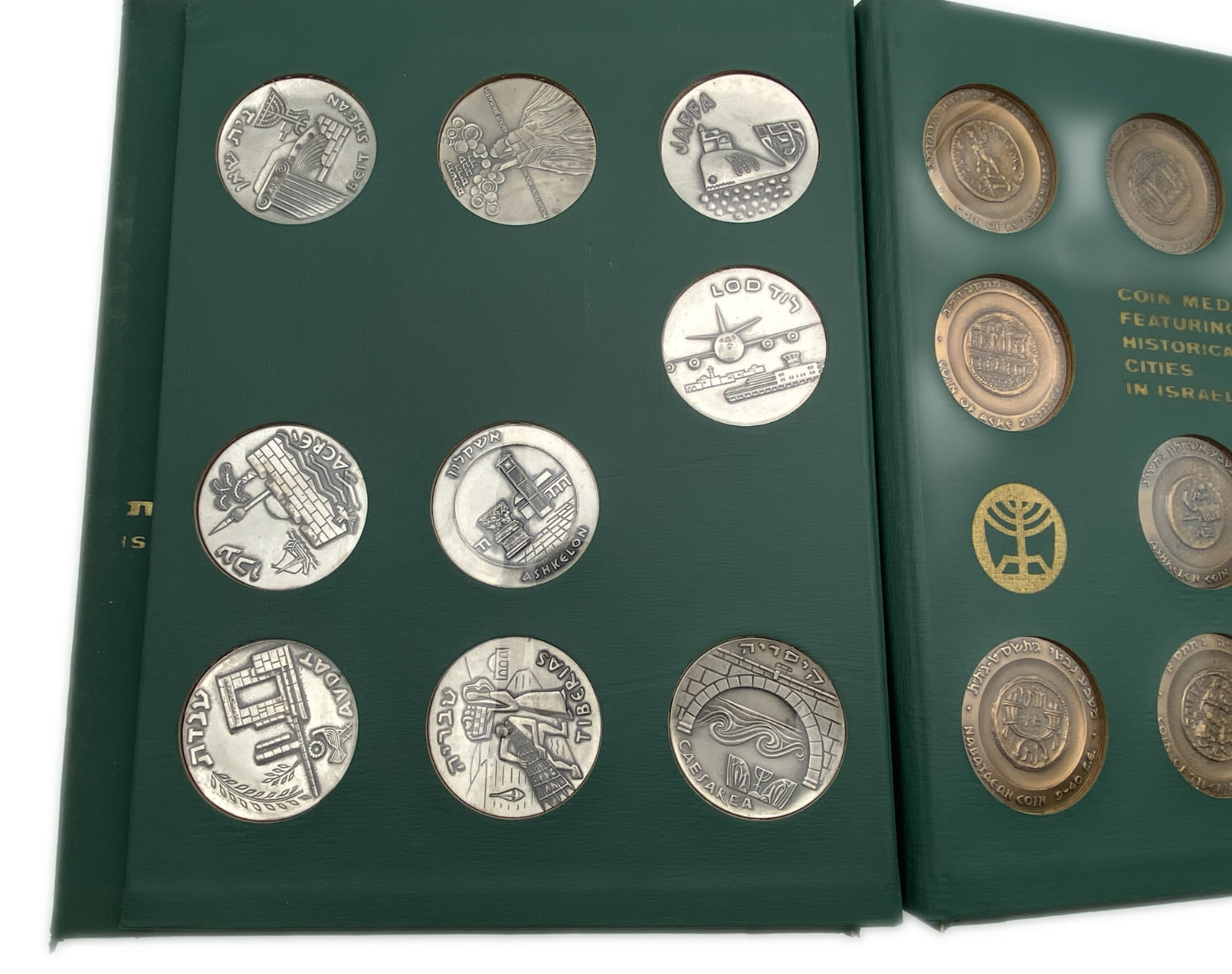 Israel - Coin-Medals Featuring Historical Cities Set of 9-Silver & 9-Bronze Album - 1965
Coin - ... - 1 3