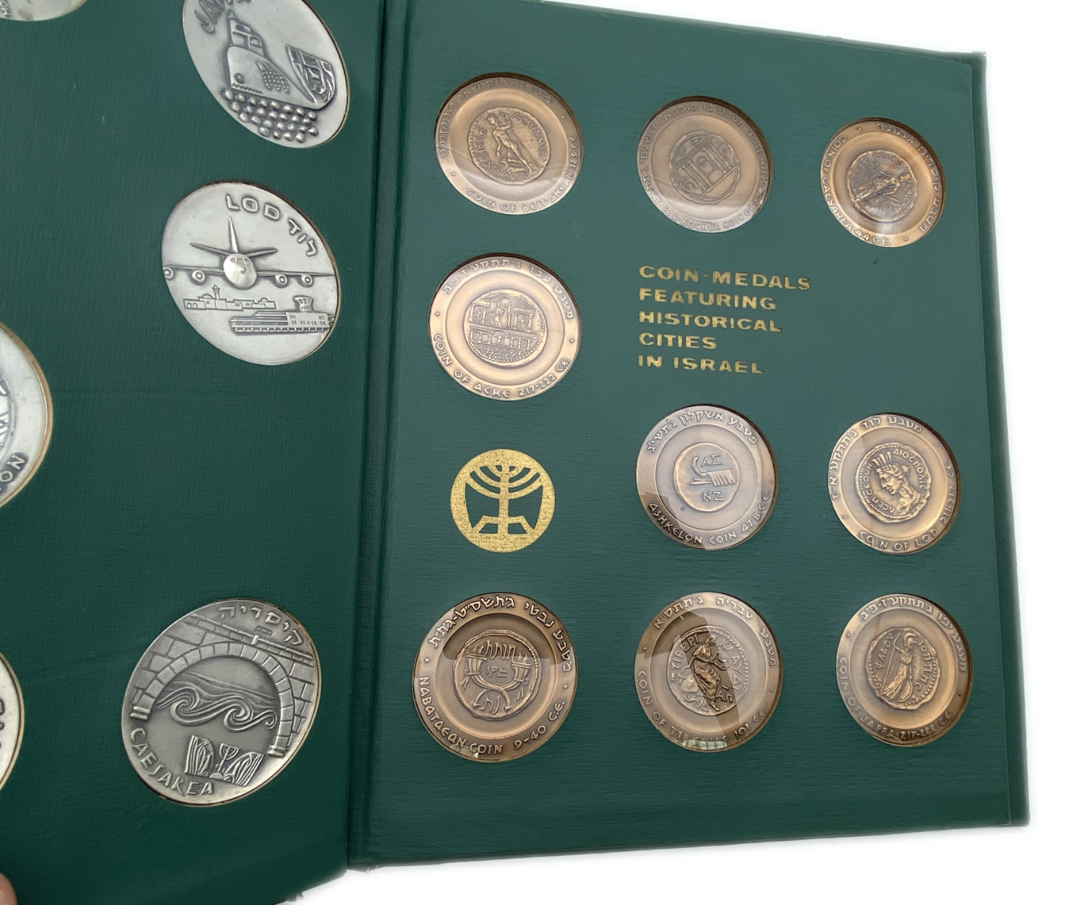 Israel - Coin-Medals Featuring Historical Cities Set of 9-Silver & 9-Bronze Album - 1965
Coin - ... - 1 4