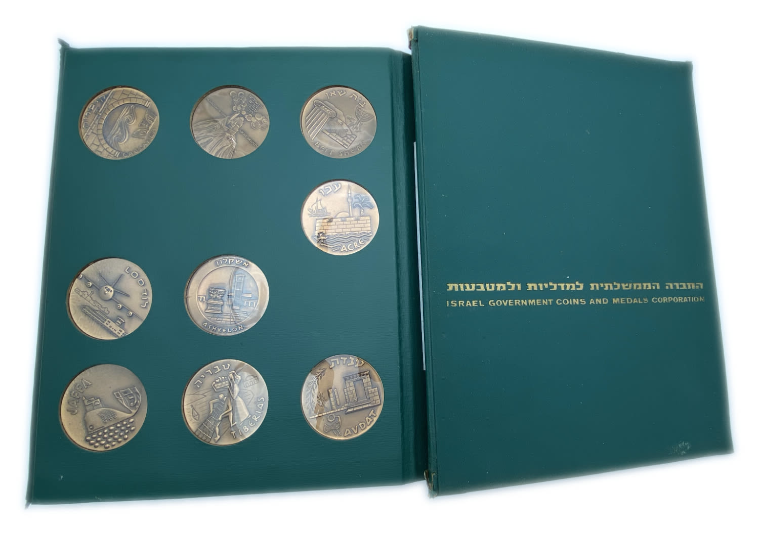 Israel - Coin-Medals Featuring Historical Cities Set of 9-Silver & 9-Bronze Album - 1965
Coin - ... - 1 5