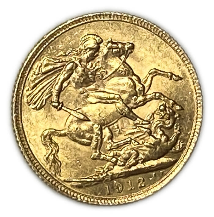 England (Great Britain) - 1 Sovereign 1912 - George V - XF condition
Only 10% fees + VAT on this ...