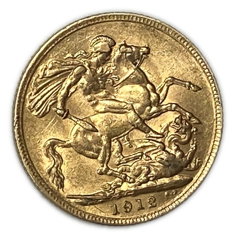 England (Great Britain) - 1 Sovereign 1912 - George V - XF condition
Only 10% fees + VAT on this ...