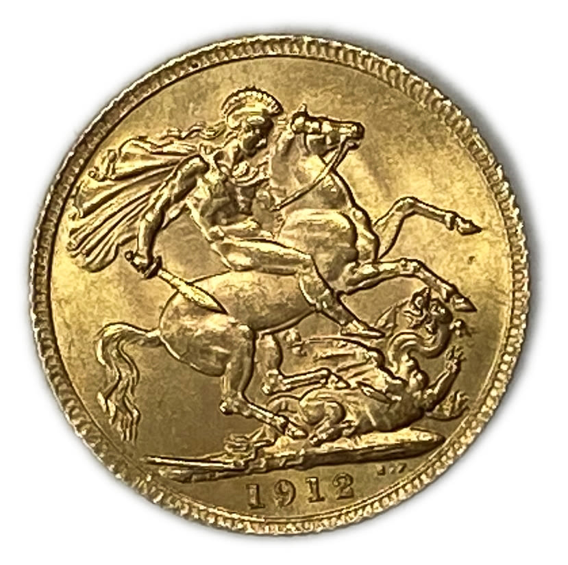 England (Great Britain) - 1 Sovereign 1912 - George V - XF condition
Only 10% fees + VAT on this ...