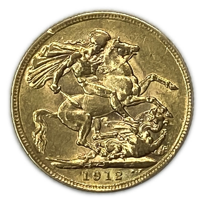 England (Great Britain) - 1 Sovereign 1912 - George V - XF condition
Only 10% fees + VAT on this ...