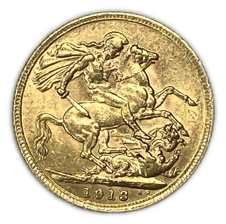 England (Great Britain) - 1 Sovereign 1913 - George V - AU condition
Only 10% fees + VAT on this ...