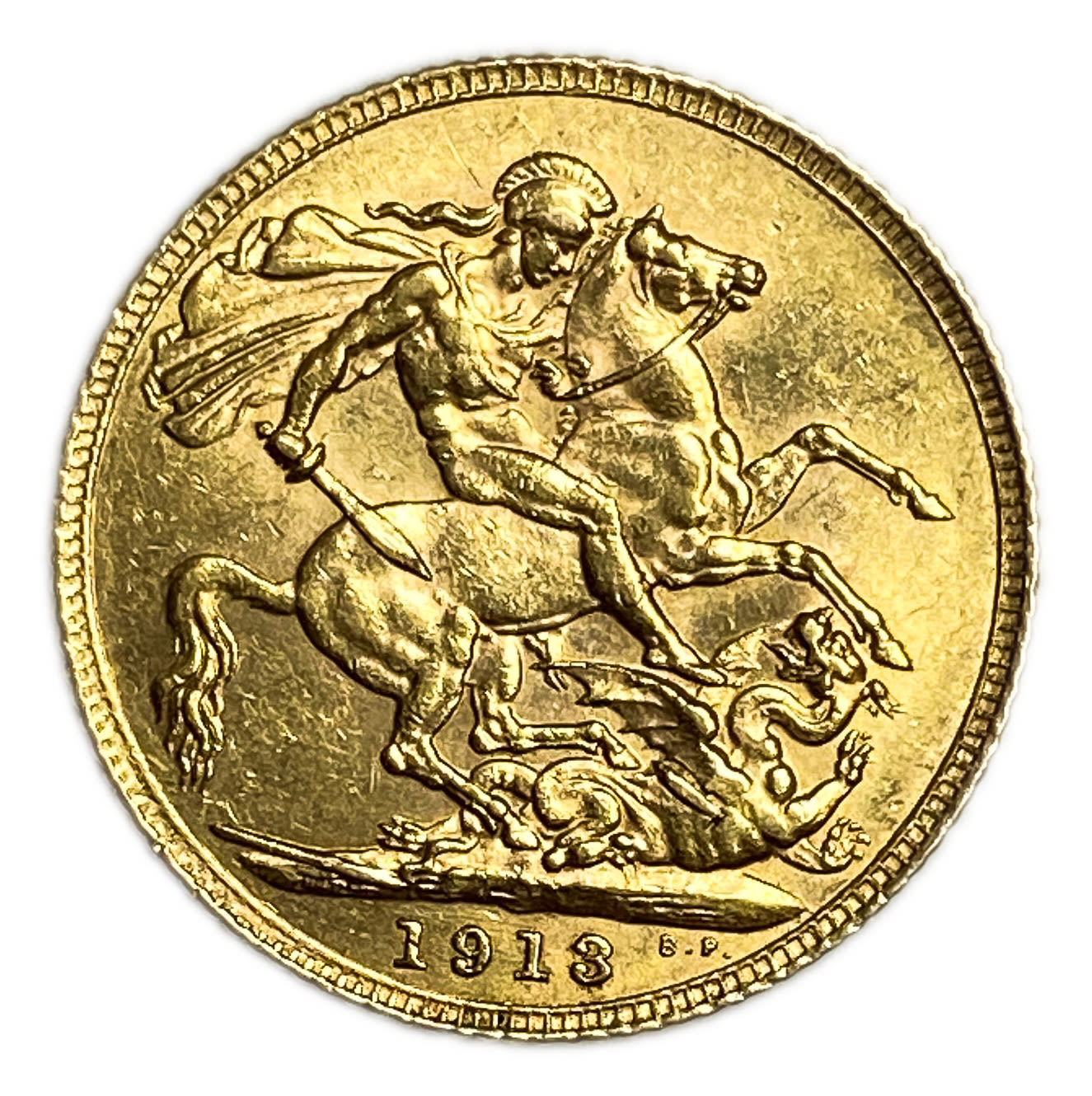 England (Great Britain) - 1 Sovereign 1913 - George V - AU condition
Only 10% fees + VAT on this ...