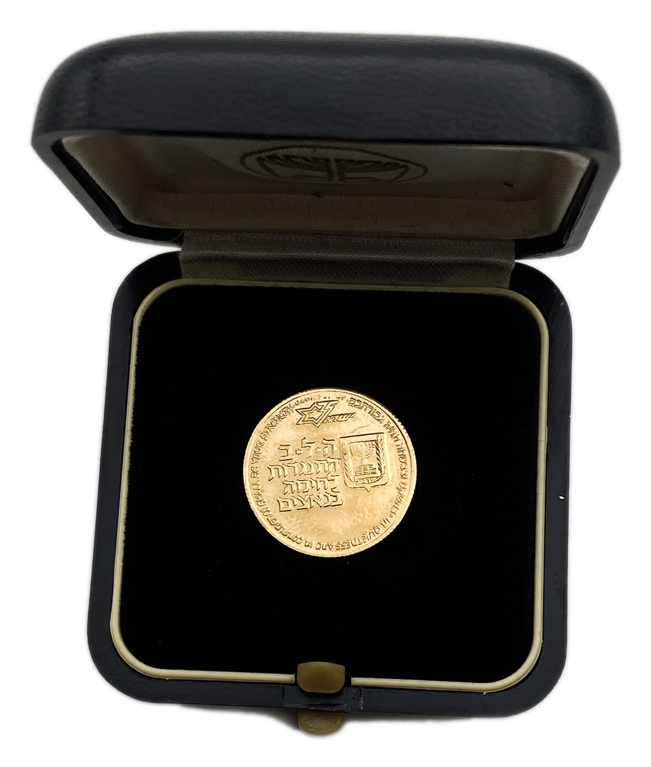 Israel - Resistance Struggle Against the Nazis, State Medal 1983 - Gold 750, 4.4g, 18mm
... - 1 2