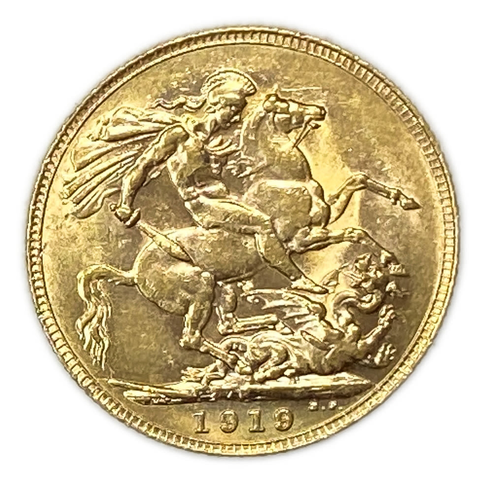England (Great Britain), Australia P - 1 Sovereign 1919 P - George V - AU condition
Only 10% fees ...