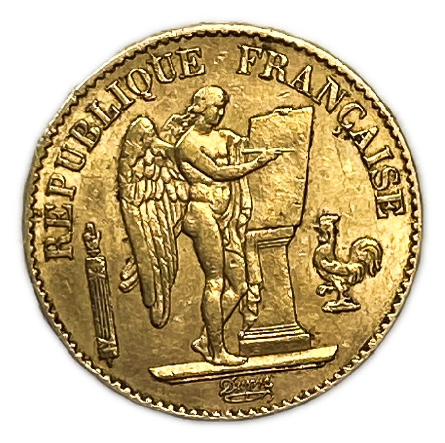 France - 20 Francs 1878 - Gold 900, 6.42g, 21mm - Génie IIIè République, Dupré
Only 10% fees + ... - 1 1