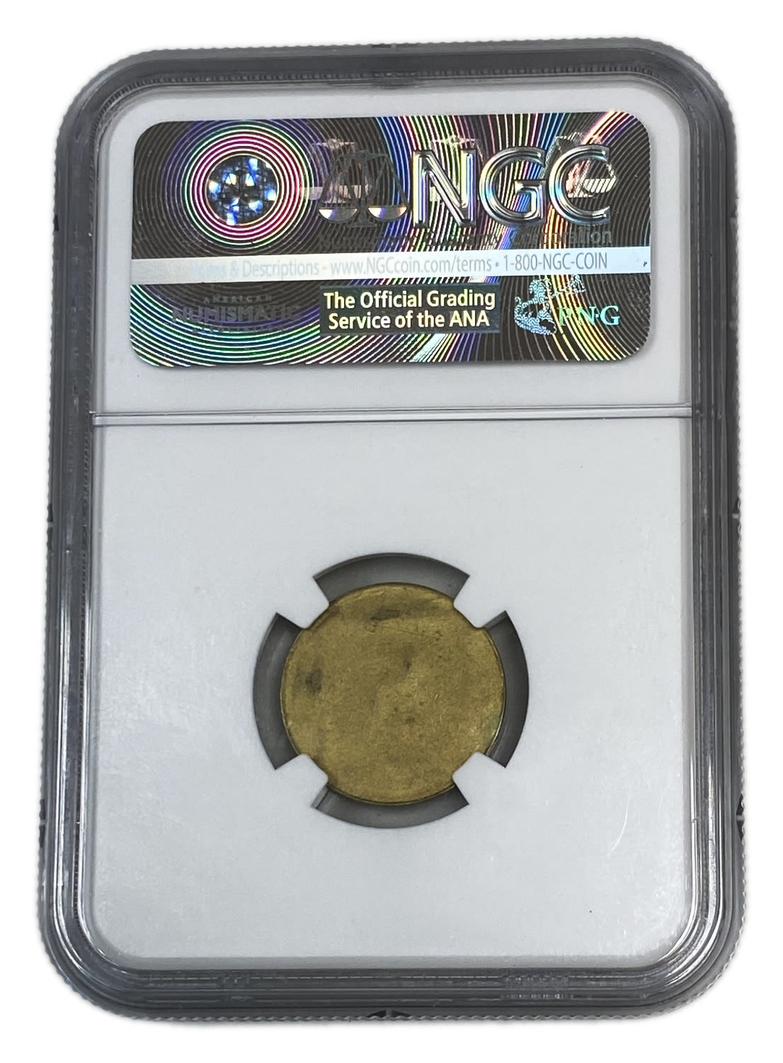 Israel - 5 Agorot 1992 - Minting error - Uniface - NGC MS 63
Obverse:​Replica of a coin from the ... - 1 4