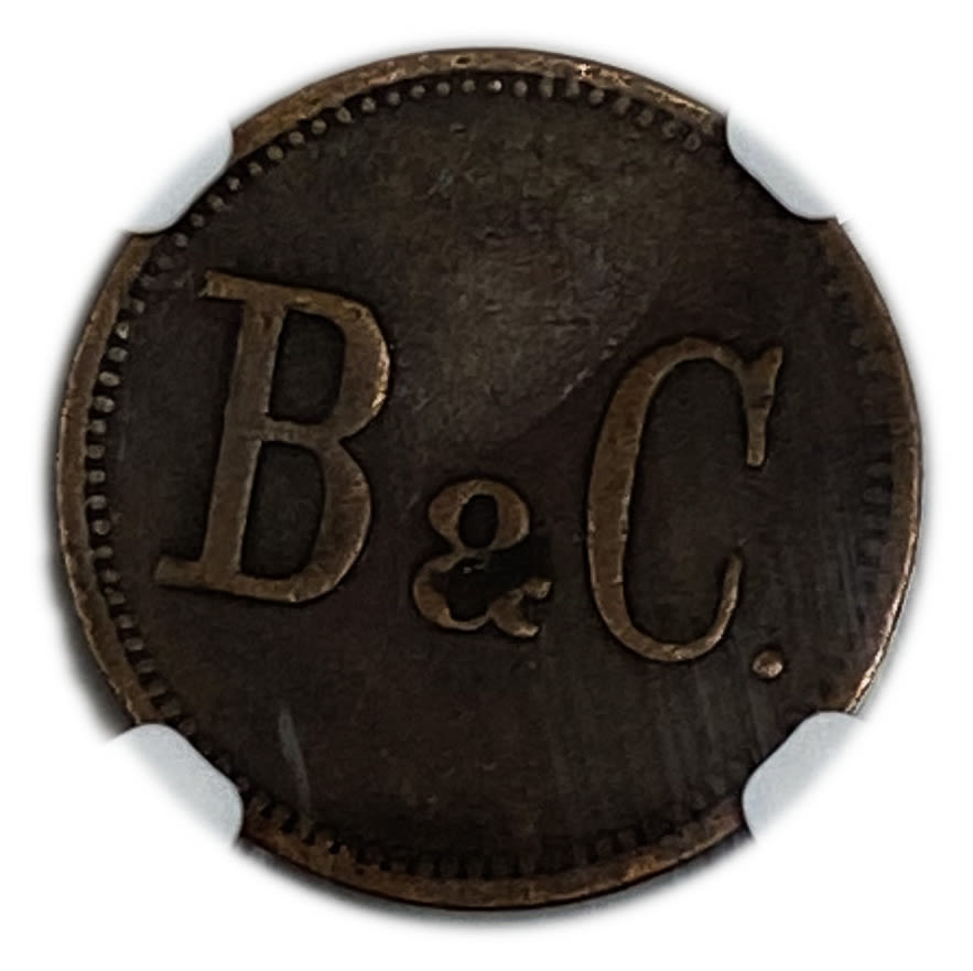 Palestine - Templar colonies tokens - 1/8 Para 1880-1917 - B&C - Very Rare - NGC XF DETAILS
Few ... - 1 1