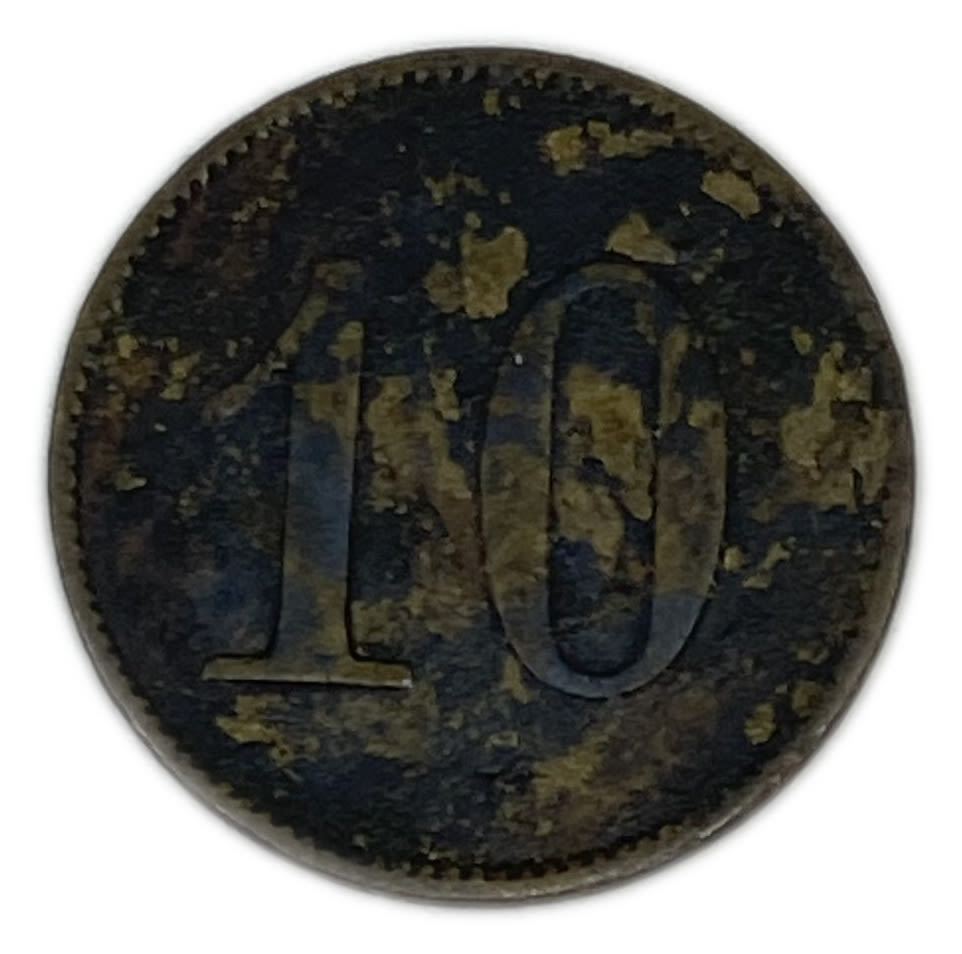 Palestine - Templar colonies token - 10 Paras 1880-1917 - First series - F
The Templars were Germans ... - 1 0