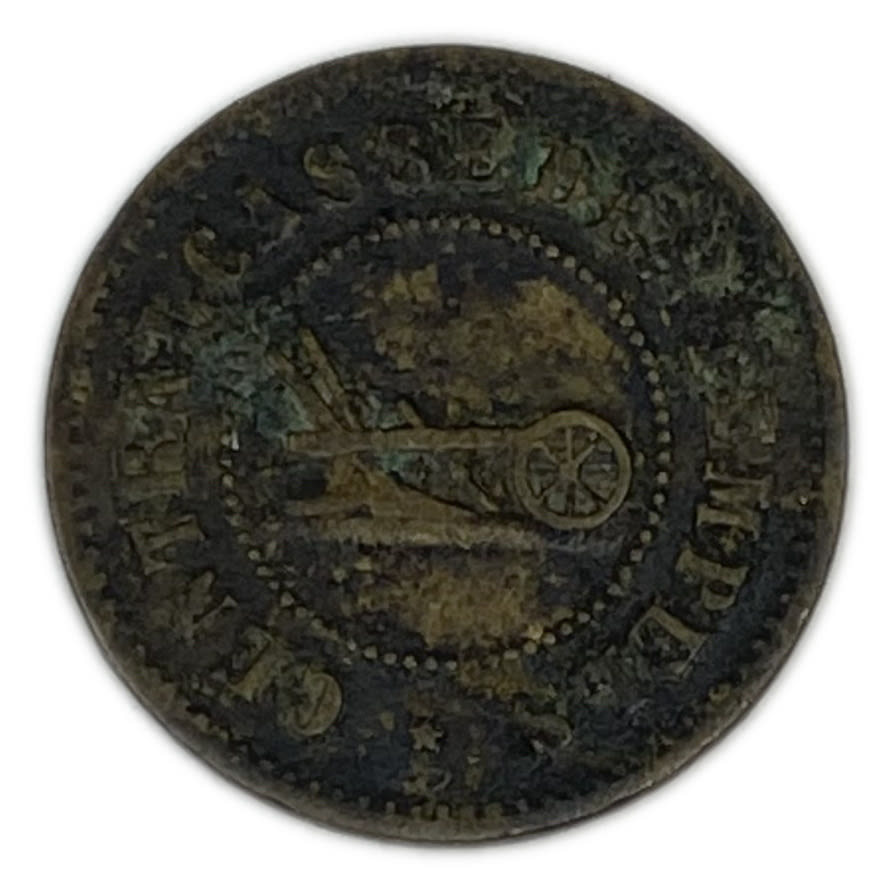 Palestine - Templar colonies token - 10 Paras 1880-1917 - First series - F
The Templars were Germans ... - 1 1