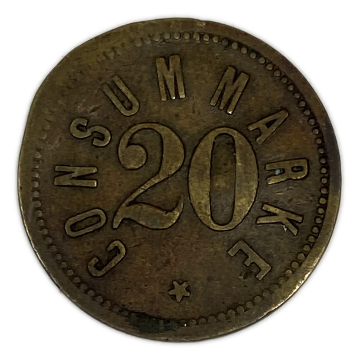 Palestine - Templar colonies token - 20 Paras 1880-1917 - Second series - VF
The Templars were ... - 1 0