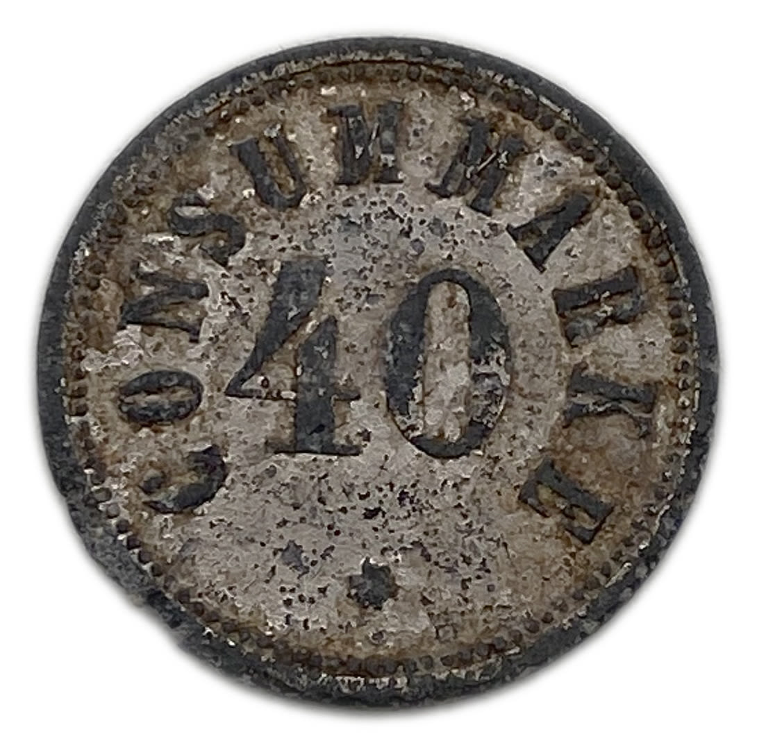 Palestine - Templar colonies token - 40 Paras 1880-1917 - Third series - F
The Templars were Germans ... - 1 0