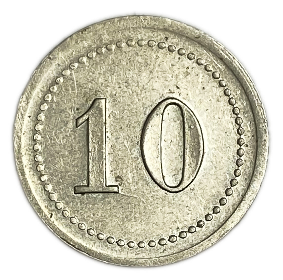 Palestine - Cafe werner token - 10 MIls, bronze, copper-nickel - AU-UNC - Rare in this high grade
... - 1 0