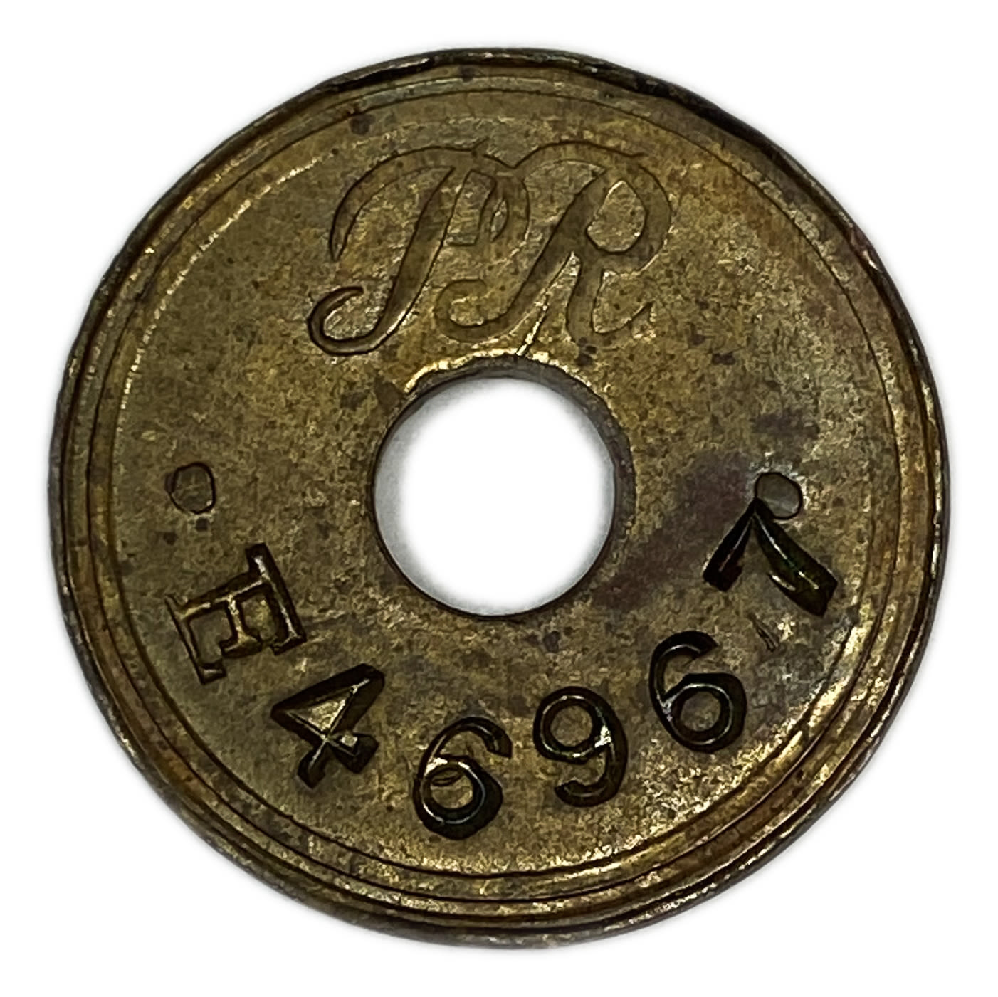 Palestine - Railway Token, Canteen Token - 1930s - Rare
were used at the Haifa train station, were ... - 1 0