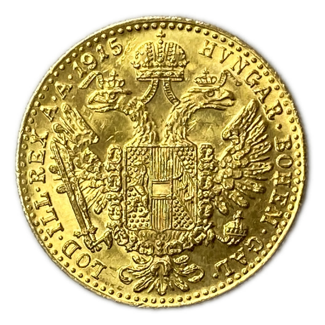 Austria - 1 Ducat 1915 - Restrike - UNC - 986 gold, 3.49 g, 20 mm
Only 10% fees + VAT on this ... - 1 1