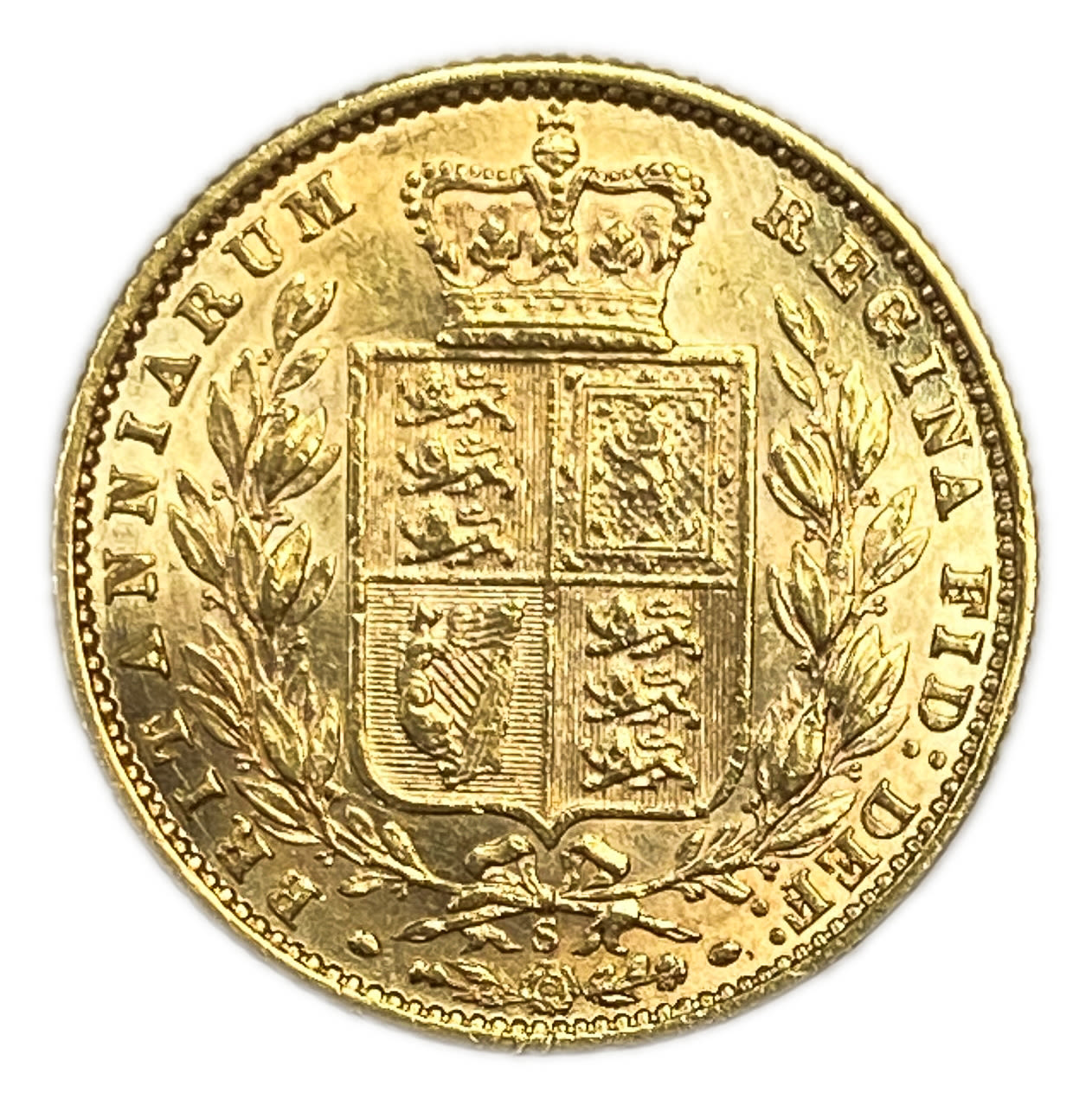 England (Great Britain) - Australia S - 1 Sovereign 1875 S - Victoria 1st portrait, Shield - XF condition ... - 1 1