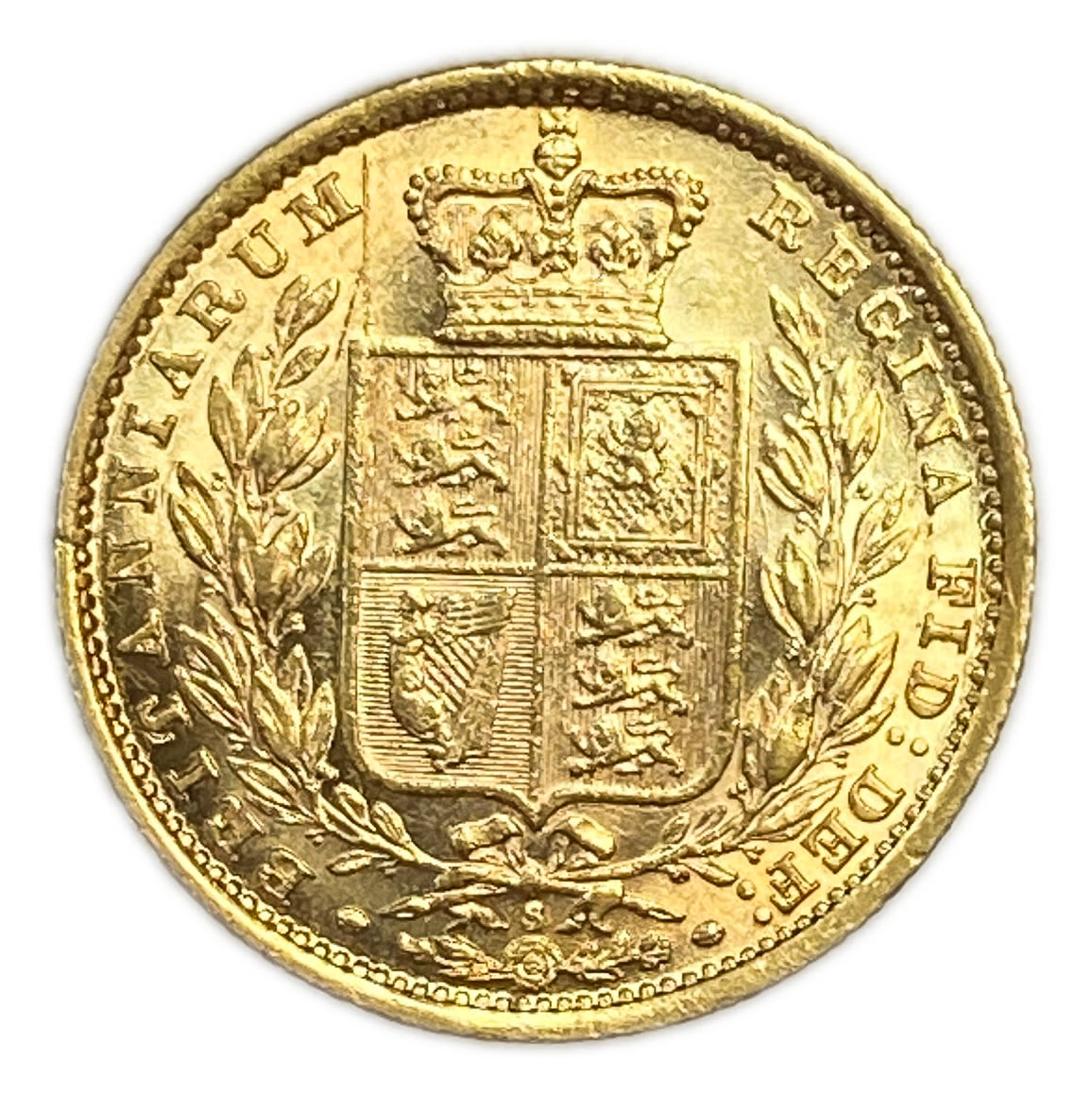 England (Great Britain) - Australia S - 1 Sovereign 1887 S - Victoria 1st portrait, Shield - XF condition ... - 1 1