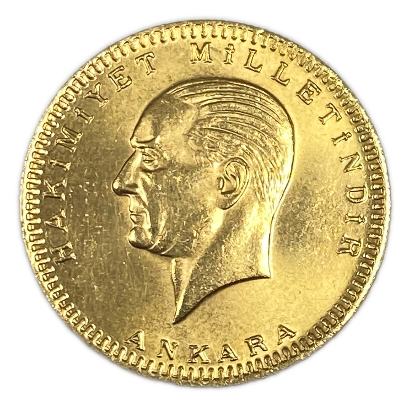 Turkey - 500 Kurush 1923 year 70 (=1993) - Gold Bullion Coinage - Gold 917, 36.08g ... - 1 1