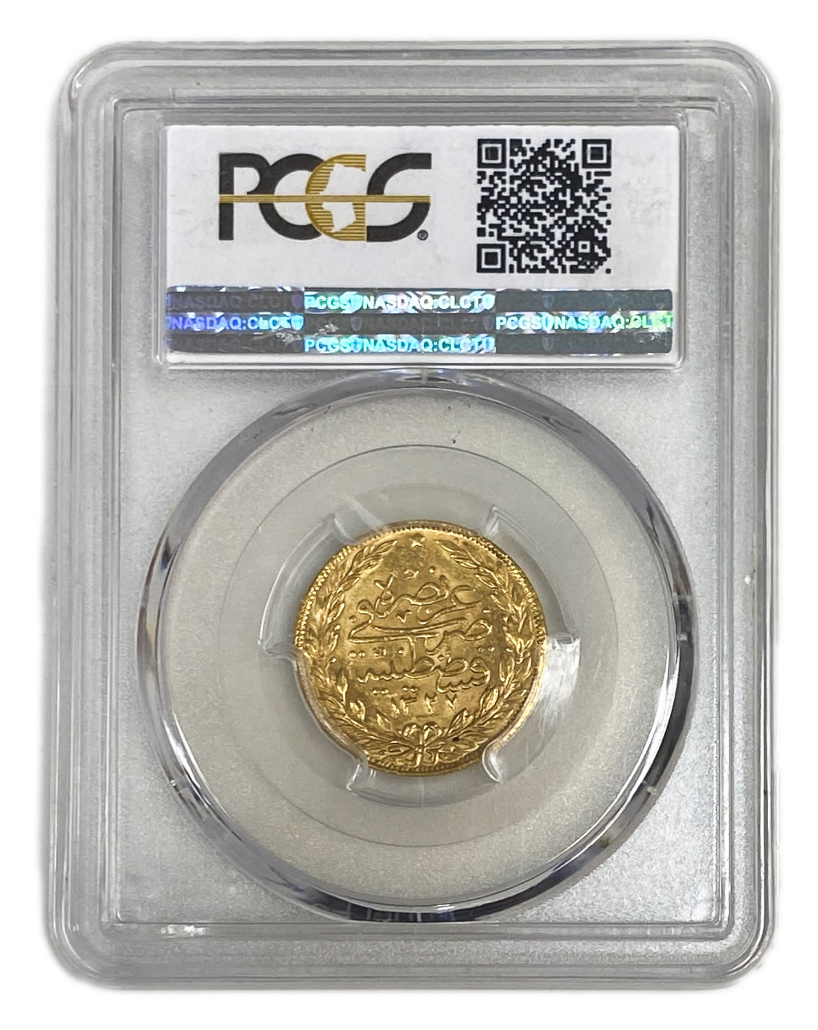 Ottoman Empire - Turkey - 100 Korosh 1909 (1327 AH) year 6 - Mehmed V "Reshat" right of Toughra - Gold 916, 7.2 ... - 1 3