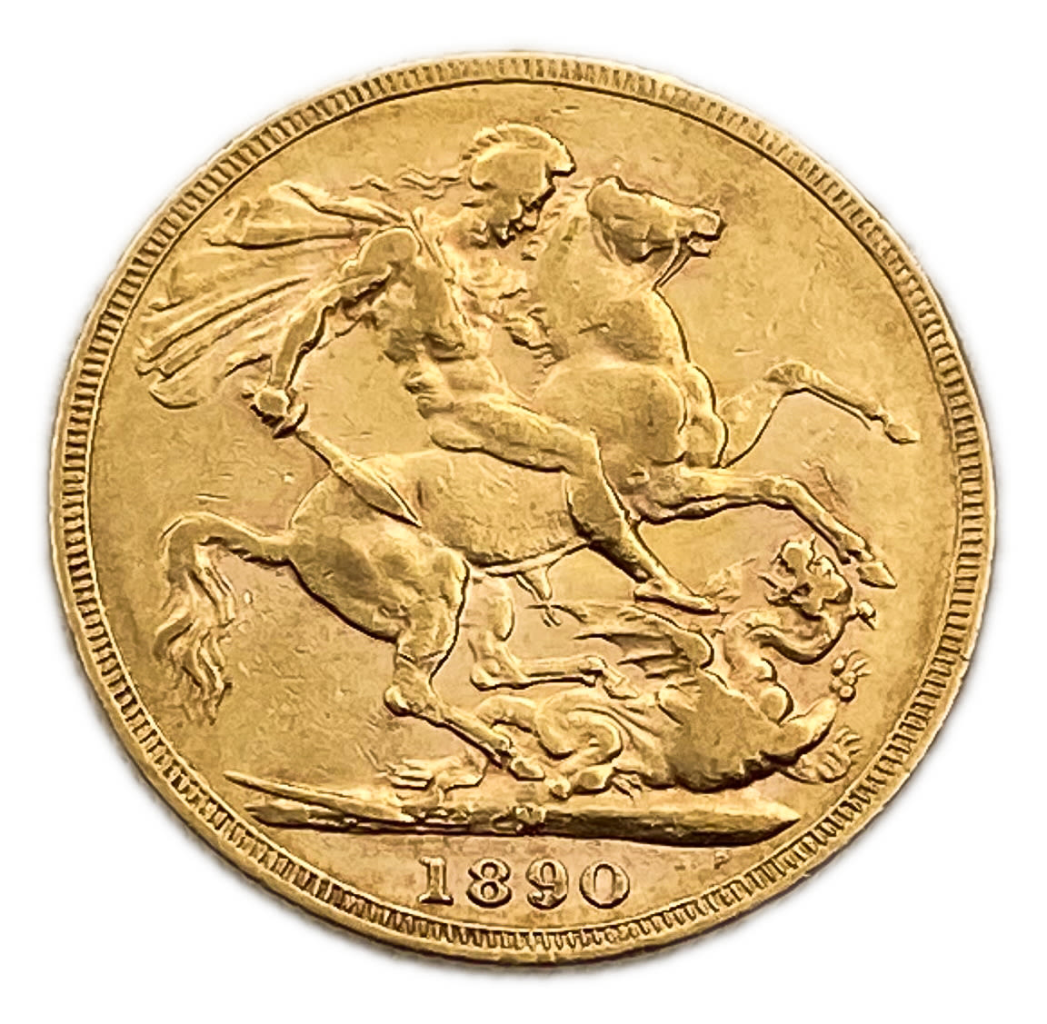 England (Great Britain) Australia M - 1 Sovereign (Sovereign) 1890 - Victoria 2nd portrait - VF condition ...