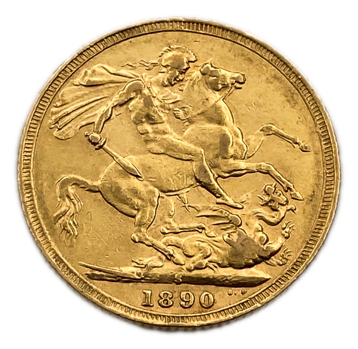 England (Great Britain) Australia S - 1 Sovereign (Sovereign) 1890 - Victoria 2nd portrait - VF condition ...