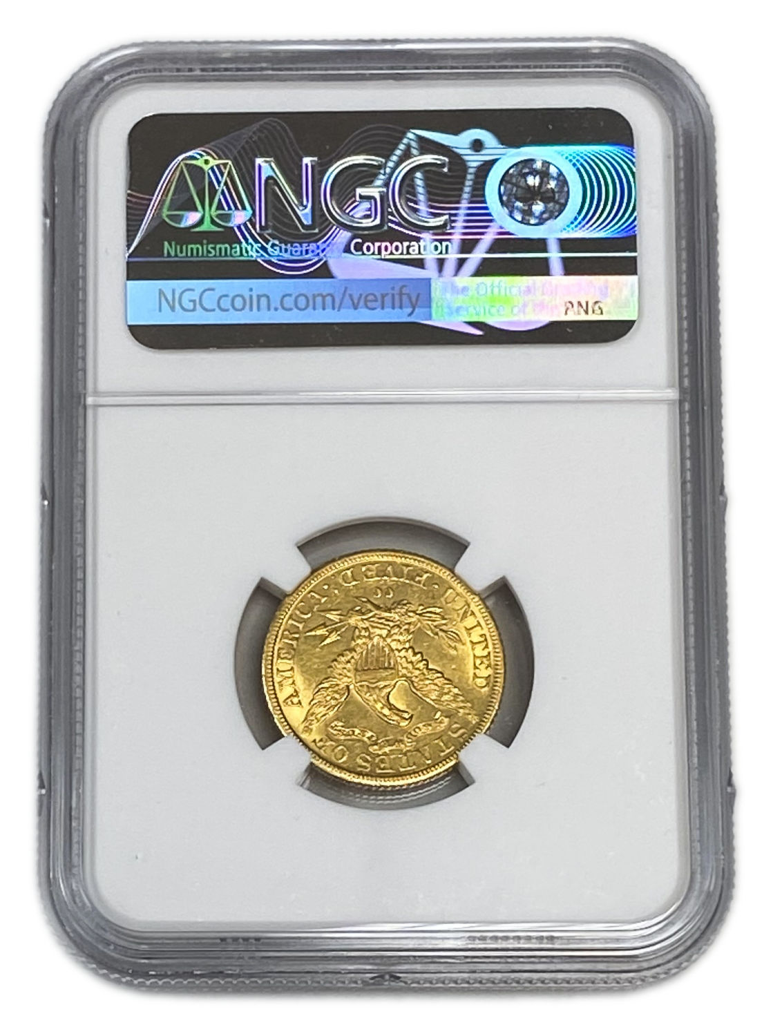 USA - 5 Dollars 1891 with CC - Coronet Head - With motto - NGC MS 62
Commission of 10% ... - 1 3