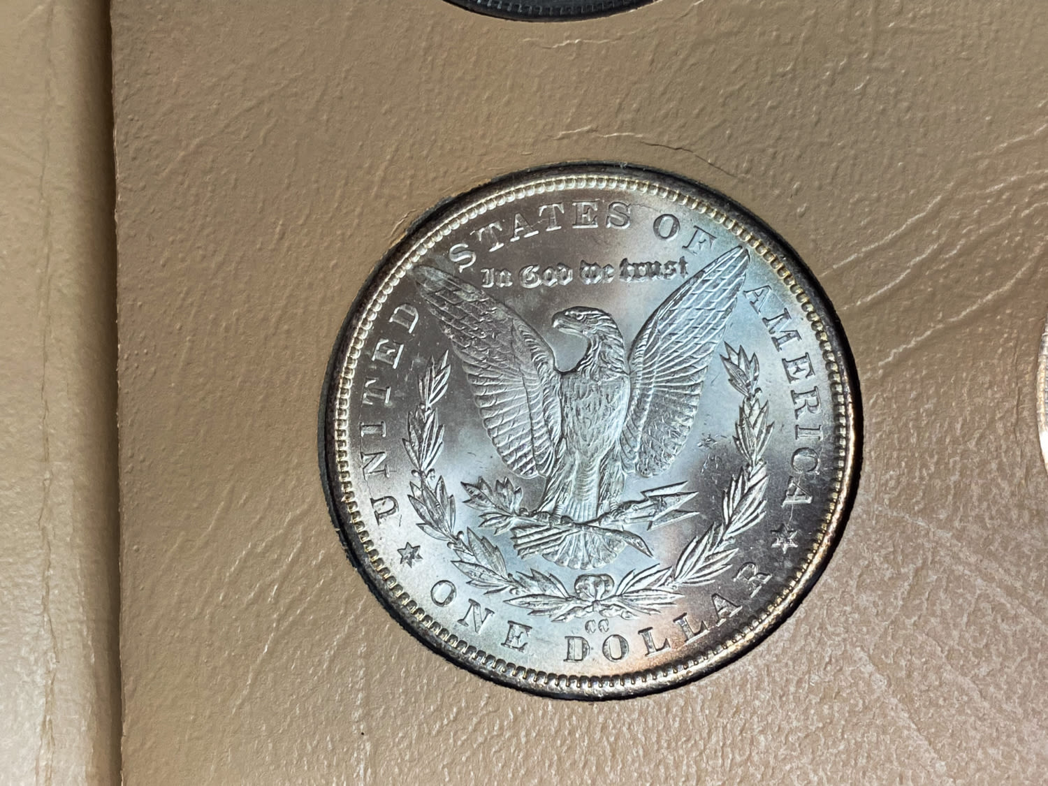 USA - A prestigious album containing 40 Morgan dollar coins from different years (1878-1890) and different ... - 1 13