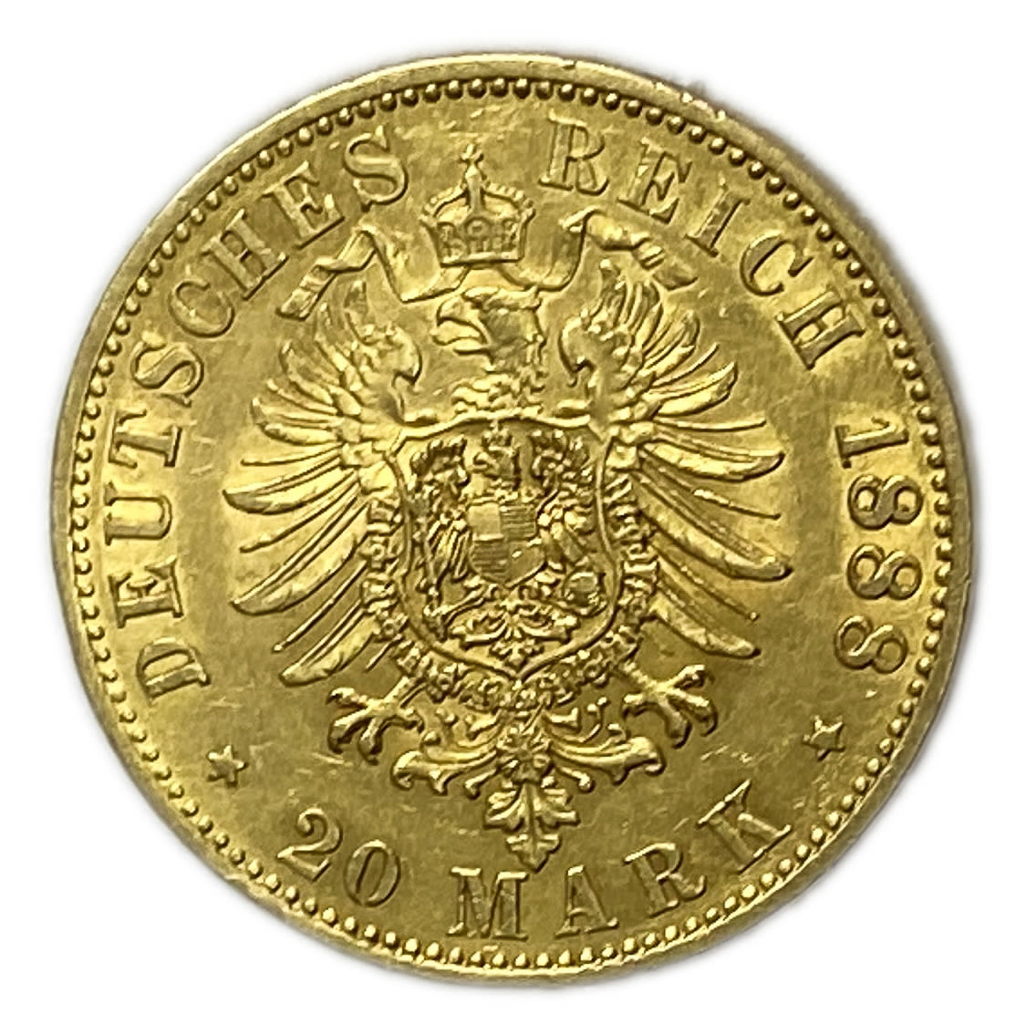 Germany \ Prussia - 20 Mark 1888 - Wilhelm I - Gold 900, 7.95g, 22mm
Only 10% fees + VAT on this ... - 1 0