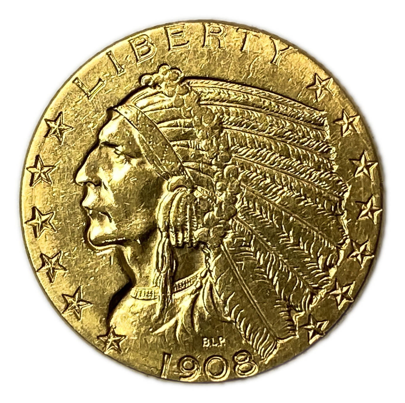 USA - 5 Dollars 1908 "Indian Head - Quarter Eagle" - XF
Commission of 10% commission only + VAT ... - 1 0