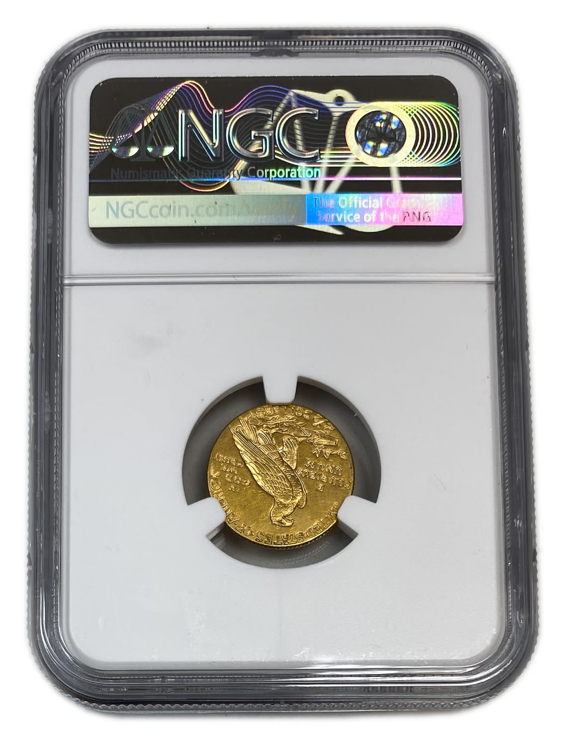 USA - 2.5 Dollars 1910 "Indian Head - Quarter Eagle" - NGC UNC DETAILS
Commission of 10% ... - 1 3