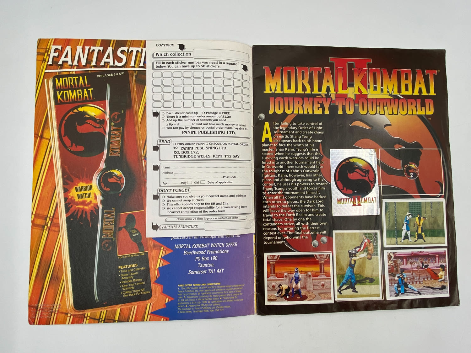 אלבומי מדבקות - אלבום מורטל קומבט, "Mortal Kombat", אנגלית - זאת הגרסא ששווקה בארץ
מורטל קומבט ... - 1 2