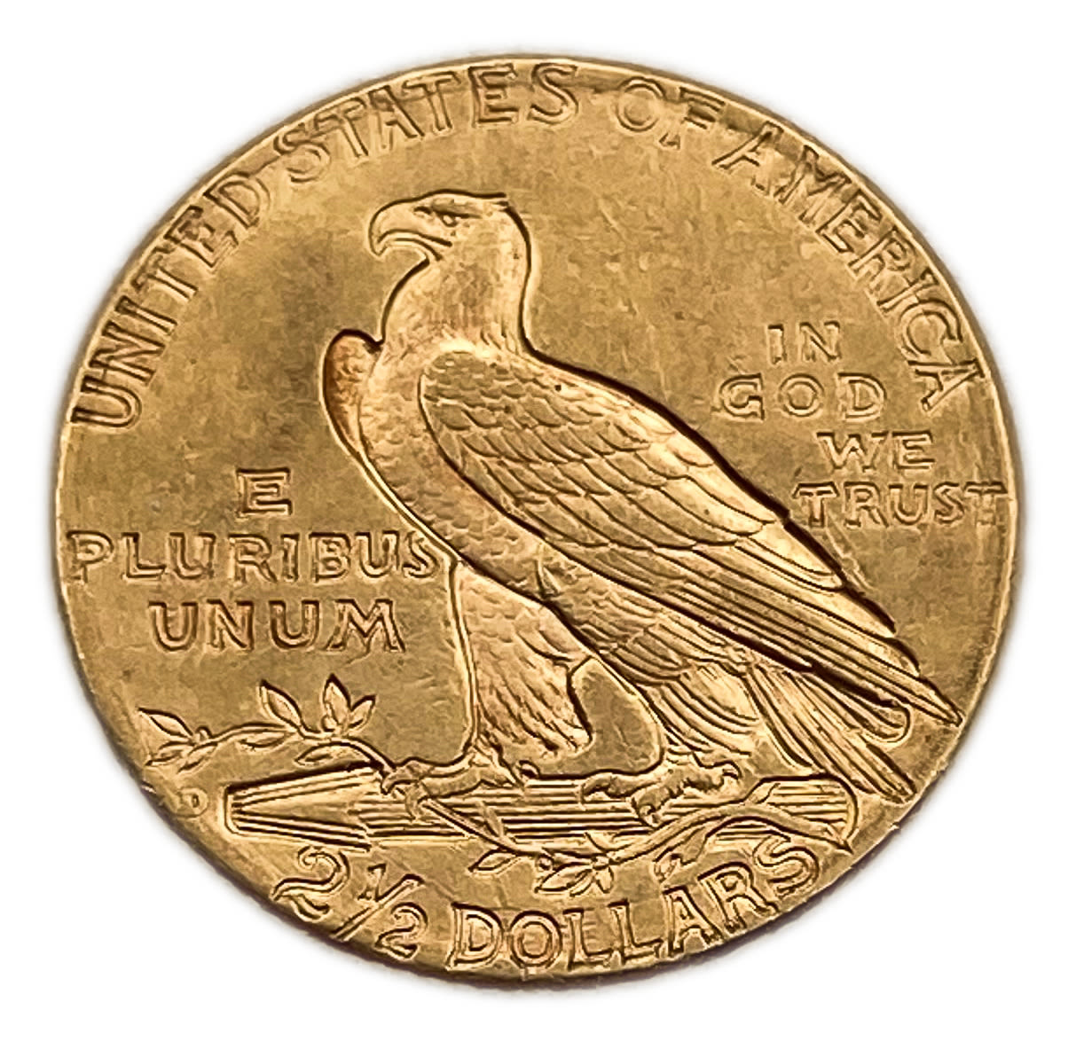 USA - 2.5 Dollars 1925 With D - "Indian Head - Quarter Eagle" - AU
Commission of 10% commission ... - 1 1