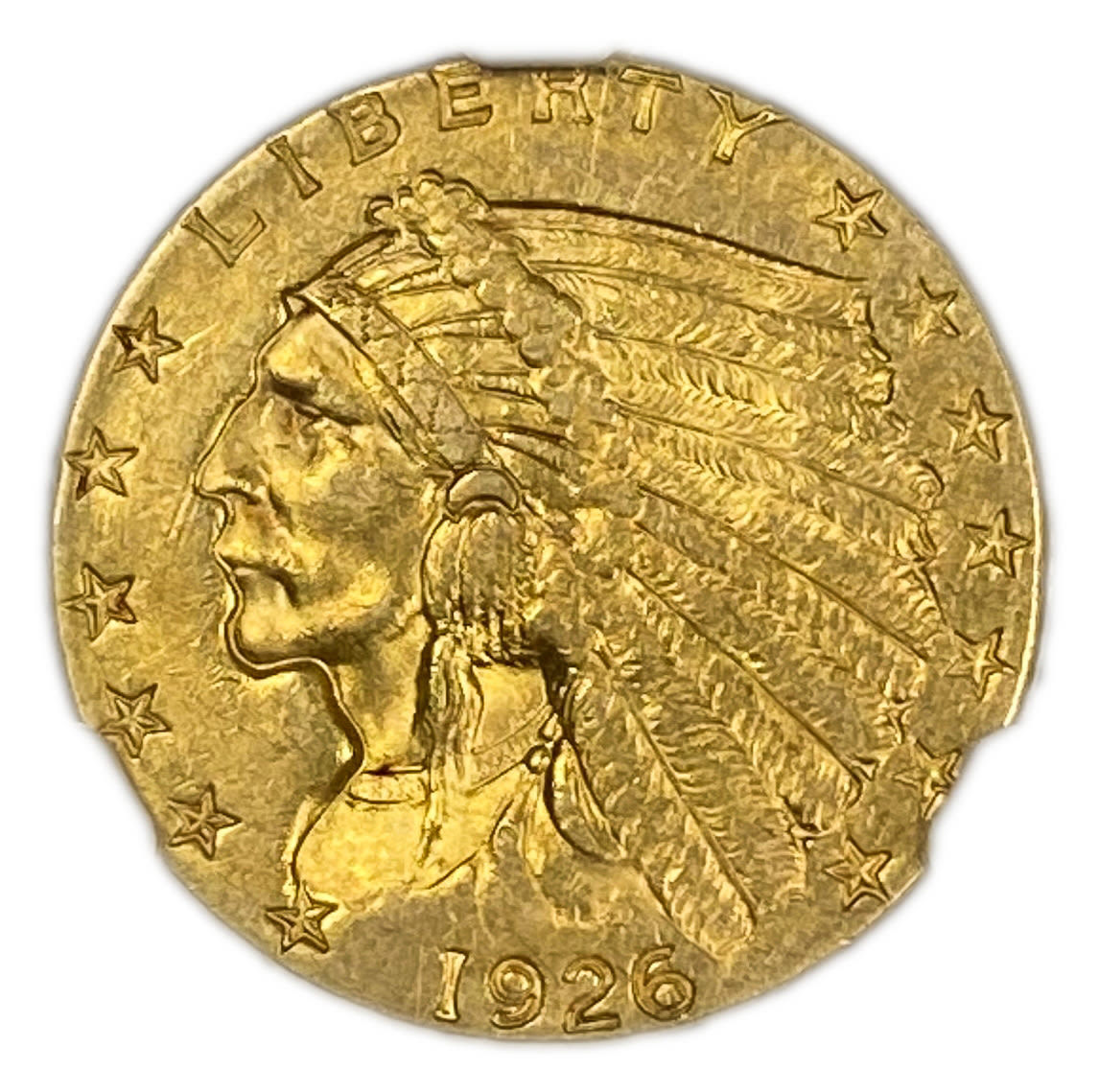 USA - 2.5 Dollars 1926 "Indian Head - Quarter Eagle" - NGC 61
Commission of 10% commission only + ... - 1 0