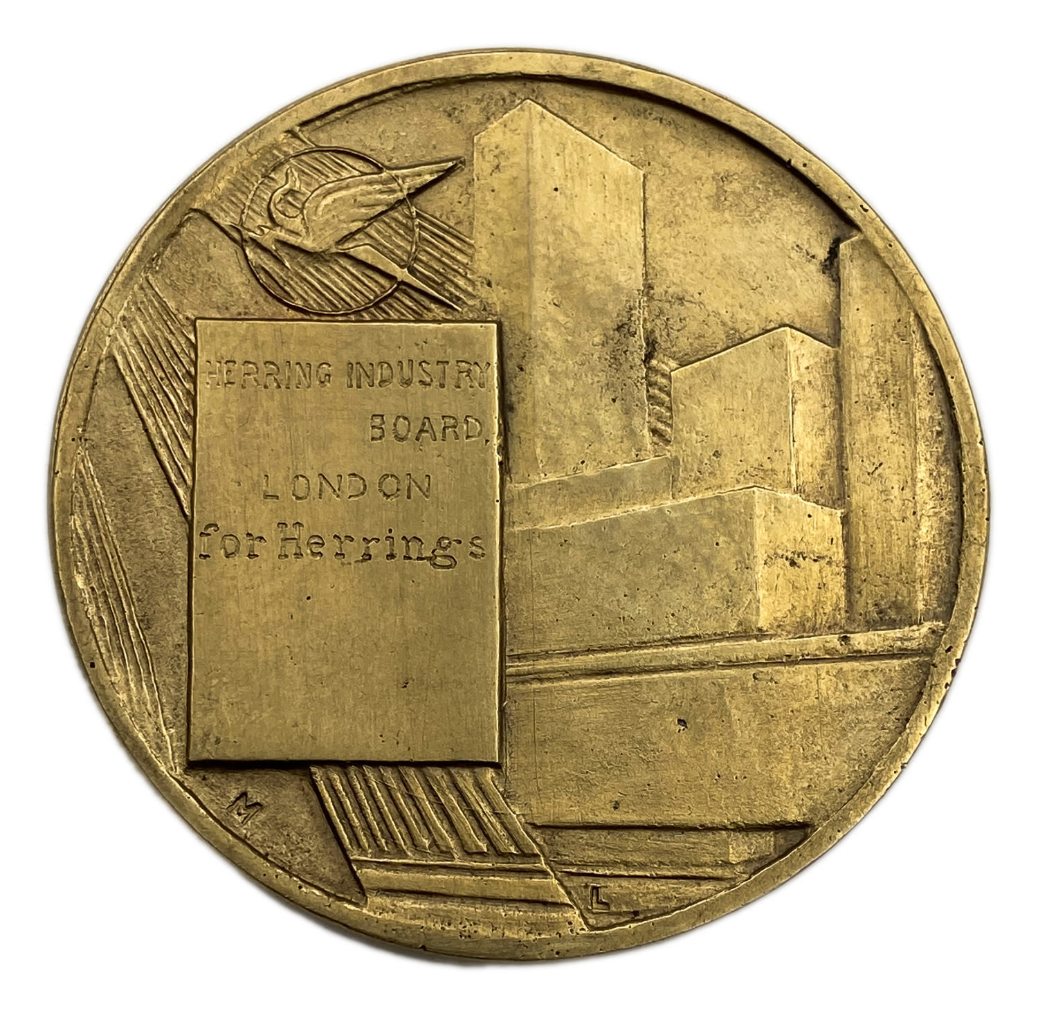 Judaica / Zionism - Palestine - Medal of the Levant Fair, Tel Aviv 1936 - Bezalel design - extremely rare ... - 1 1