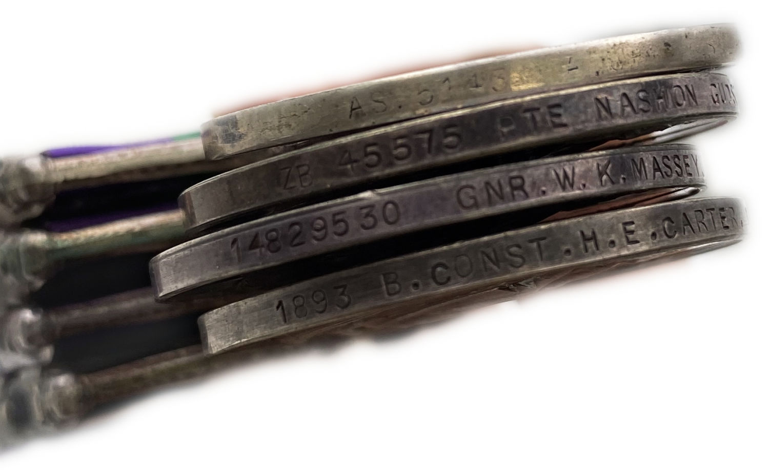 Judaica / Zionism - England - a group of 4 medals that were distributed to officials (Apparently policemen or ... - 1 5