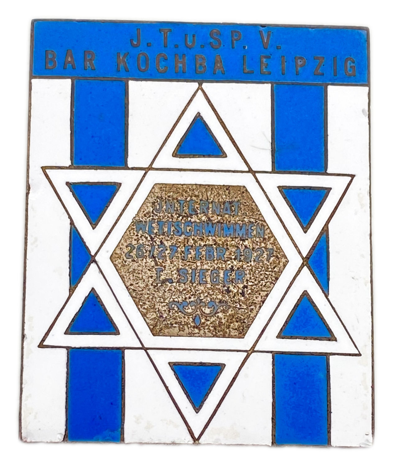 Judaica / Zionism - Germany - Large sports medal of the sports organization "Bar Kochba" - 1927
... - 1 0