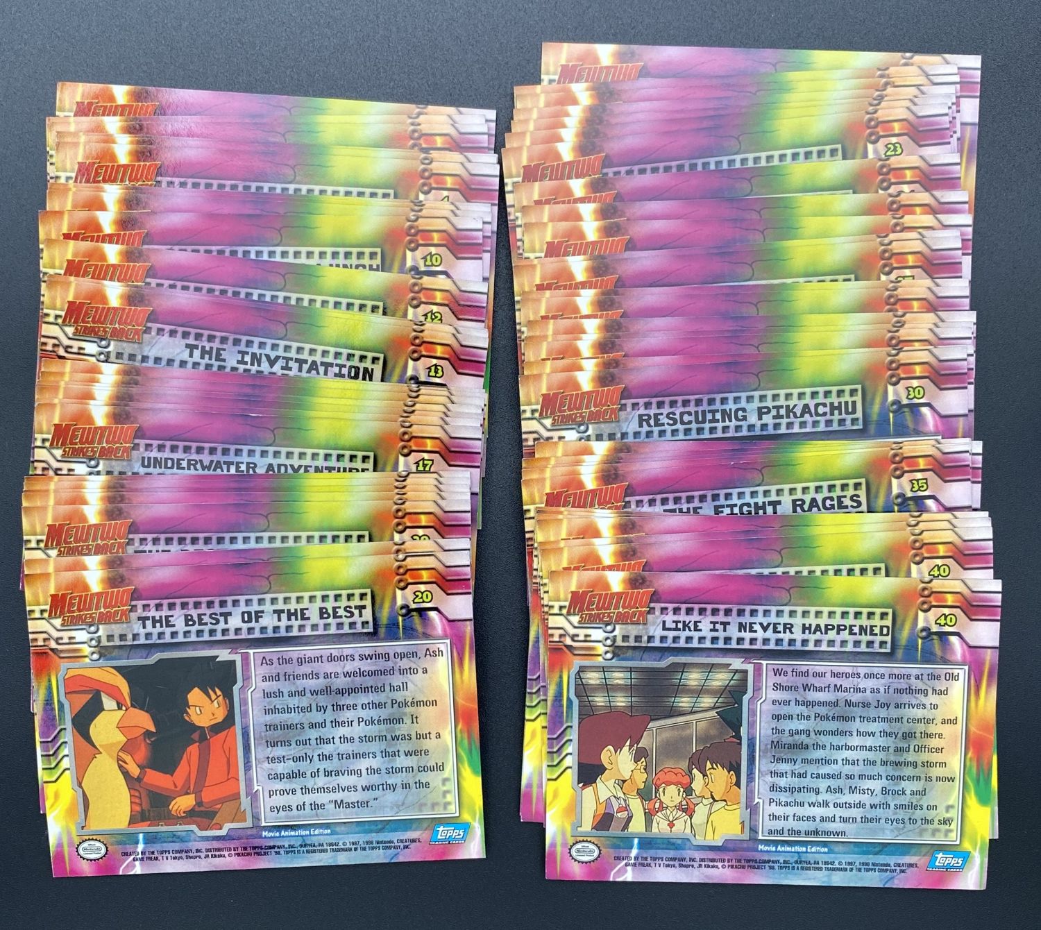 קלפי איסוף - Topps - קלפי פוקימון - לוט למעלה מ-45 קלפים של הסט Pokémon the First Movie Trading Cards - 1st ... - 1 2