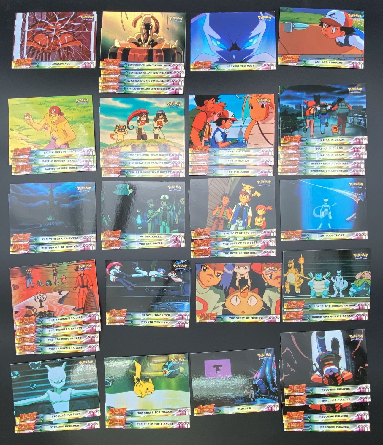 קלפי איסוף - Topps - קלפי פוקימון - לוט למעלה מ-45 קלפים של הסט Pokémon the First Movie Trading Cards - 1st ... - 1 0