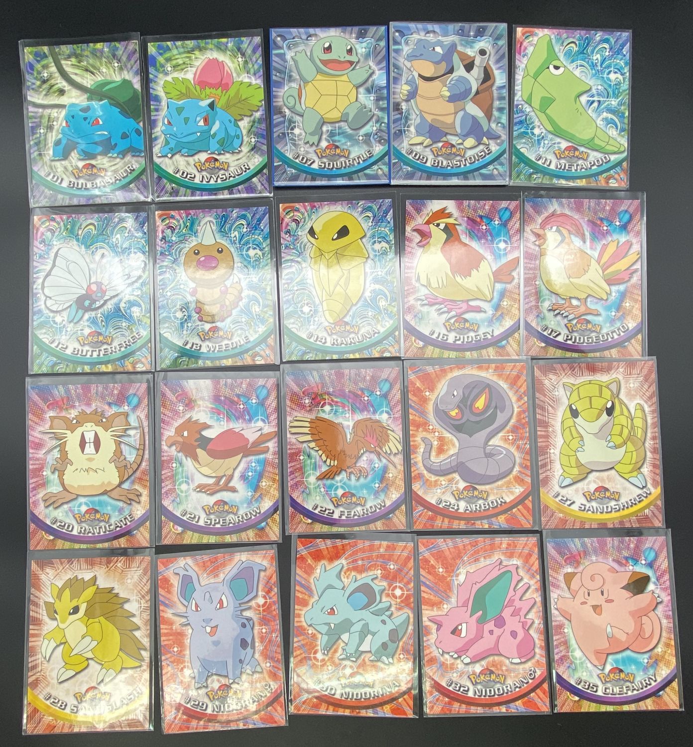 קלפי איסוף - לוט של למעלה מ-40 קלפי פוקימון - LP-NM - Pokémon Trading Cards series 1 - 1st printing - Topps - 1 1