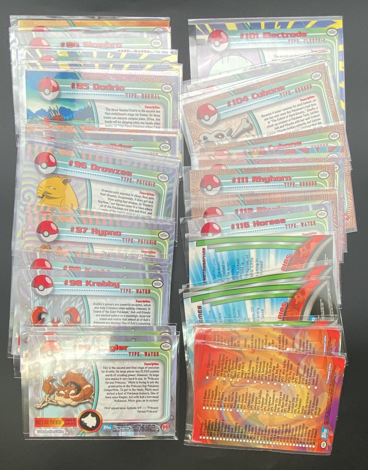 קלפי איסוף - קלפי פוקימון Topps - לוט של למעלה מ-35 מקלפים - Pokémon Trading Cards series 2 - 1st ptinting - כמעט ... - 1 3