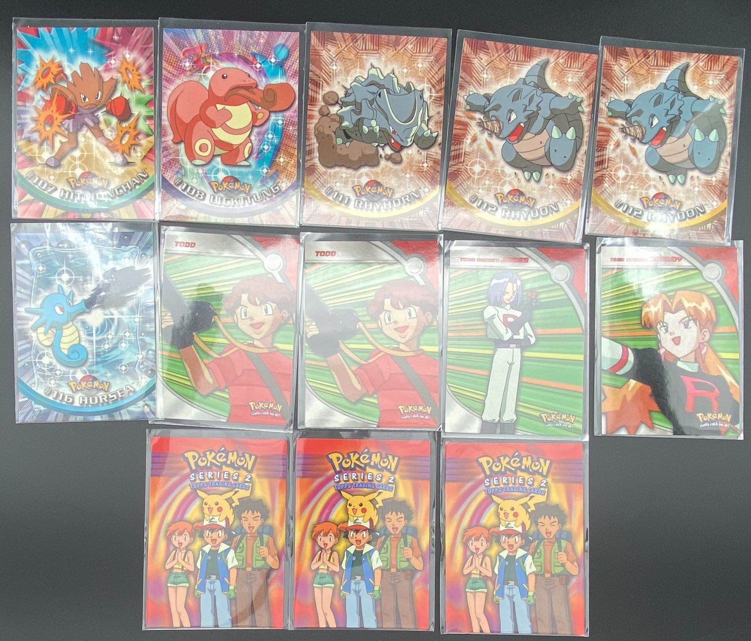 קלפי איסוף - קלפי פוקימון Topps - לוט של למעלה מ-35 מקלפים - Pokémon Trading Cards series 2 - 1st ptinting - כמעט ... - 1 2
