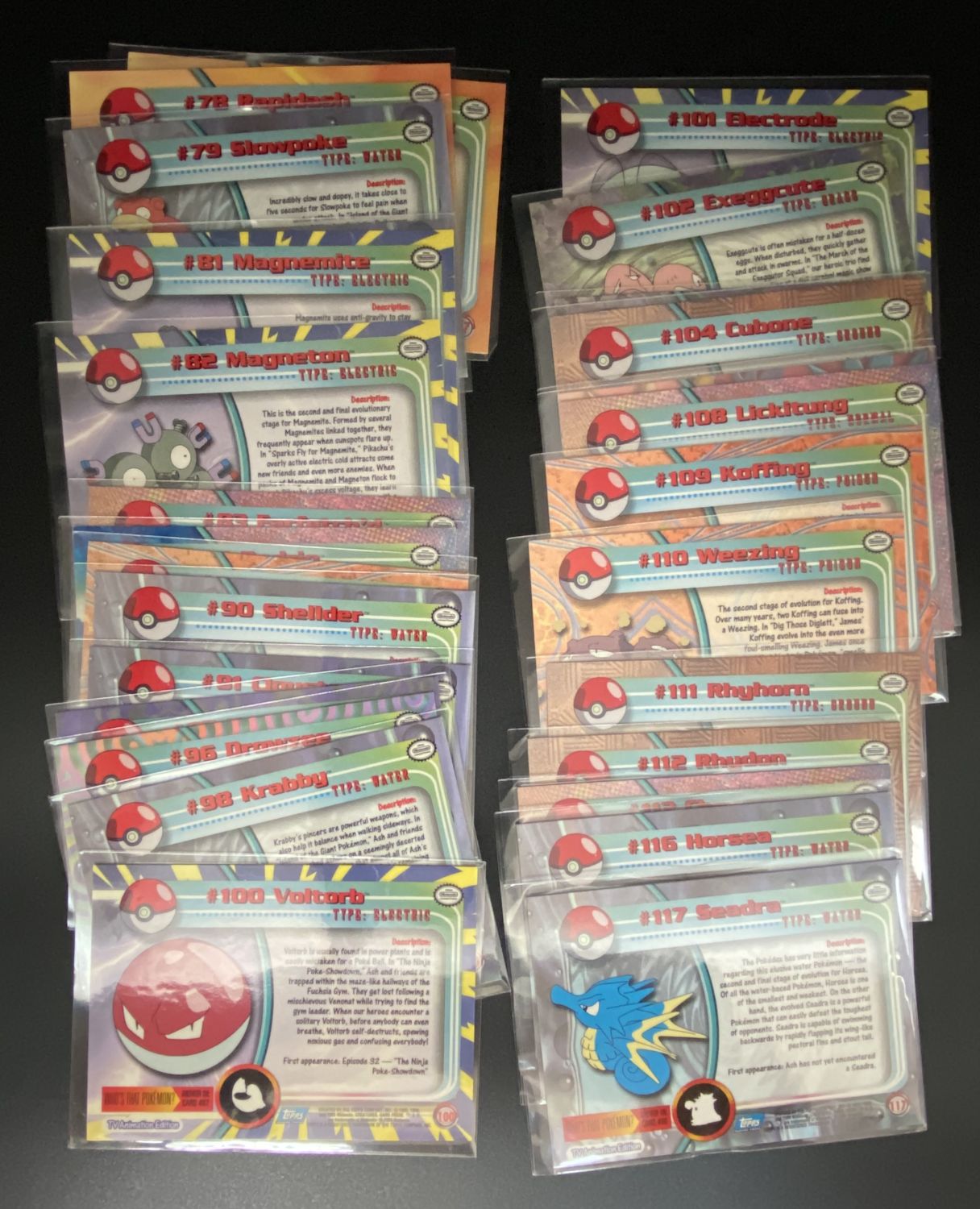 קלפי איסוף - קלפי פוקימון Topps - לוט של למעלה מ-25 קלפים של הסט Pokémon Trading Cards series 2 - 1st printing - ... - 1 1
